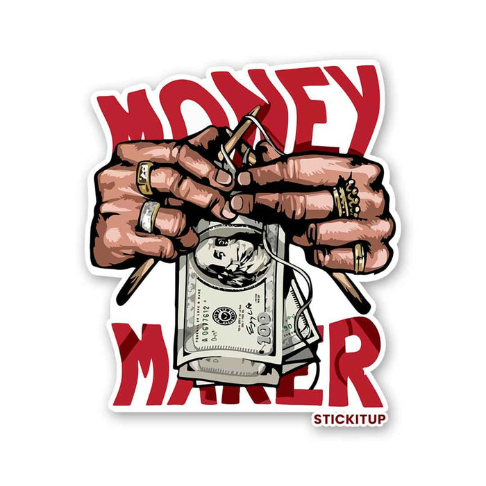 Money Maker Sticker - Stickers | STICK IT UP