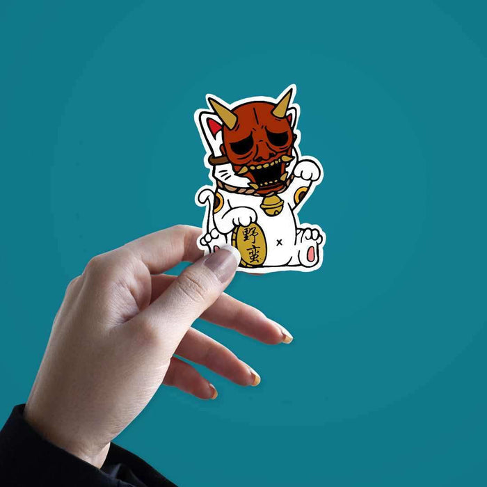 Monster Cat Sticker - Stickers | STICK IT UP