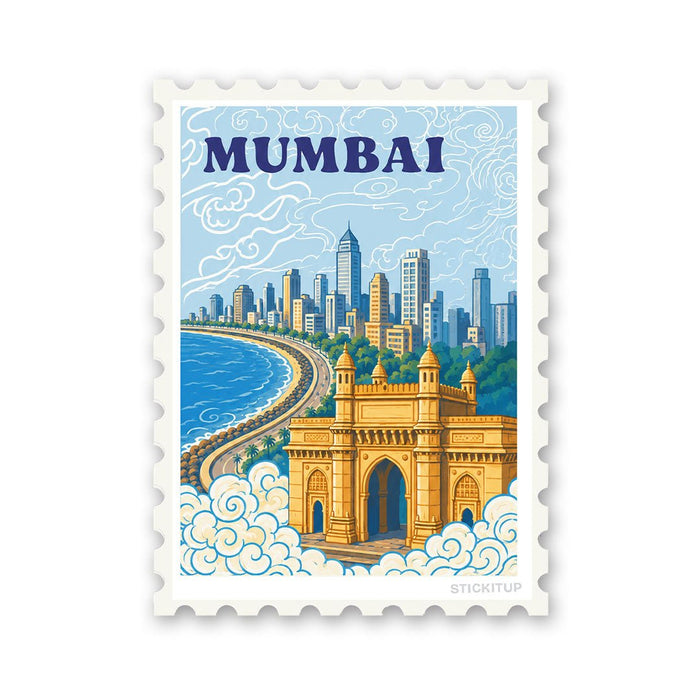 Mumbai Stamp Sticker - Stickers | STICK IT UP