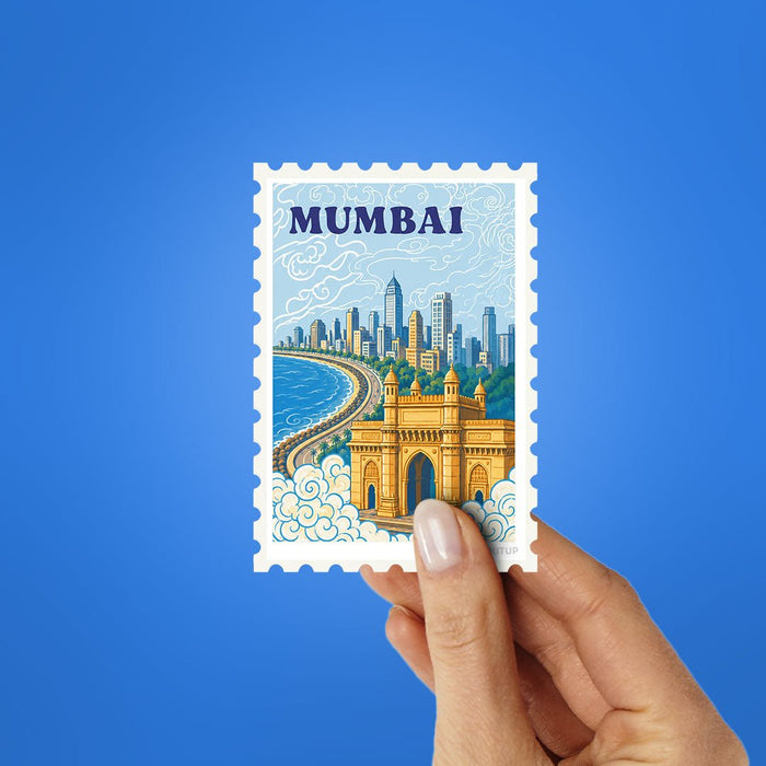 Mumbai Stamp Sticker - Stickers | STICK IT UP