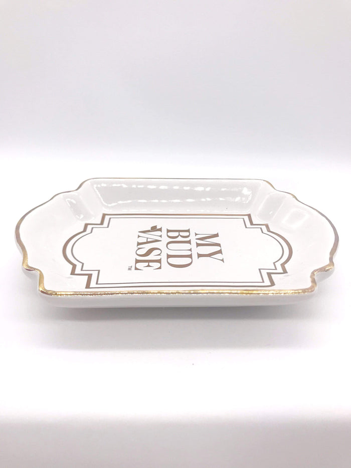 Smoke Station Accessories White Porcelain My Bud Vase™ Mini Tray