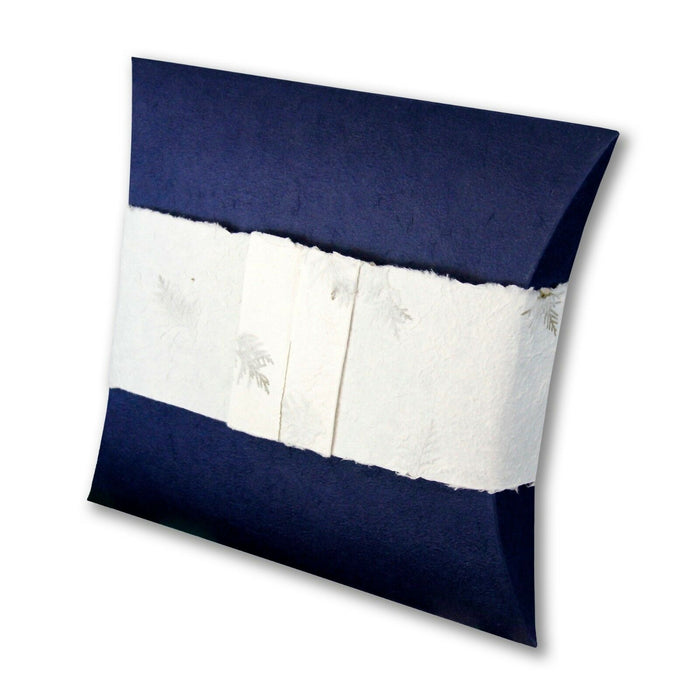 Navy Biodegradable Journey EarthUrn, Hand Crafted Adult Funeral Cremation Urn