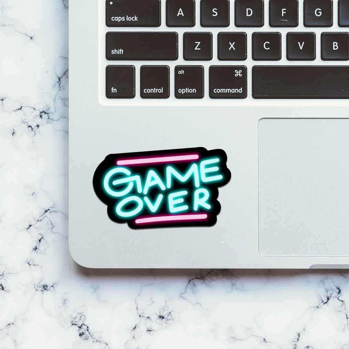 Neon Game over Sticker - Stickers | STICK IT UP