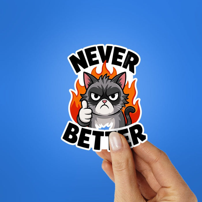 Never Better Sticker - Stickers | STICK IT UP
