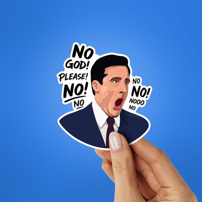 No God Please No Sticker - Stickers | STICK IT UP