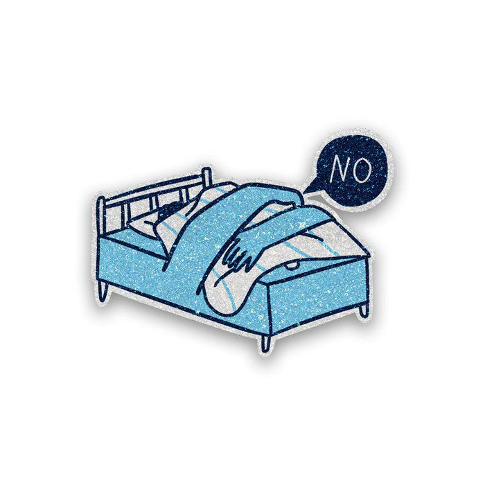 NOO!! Glitter Sticker - Glitter Stickers | STICK IT UP