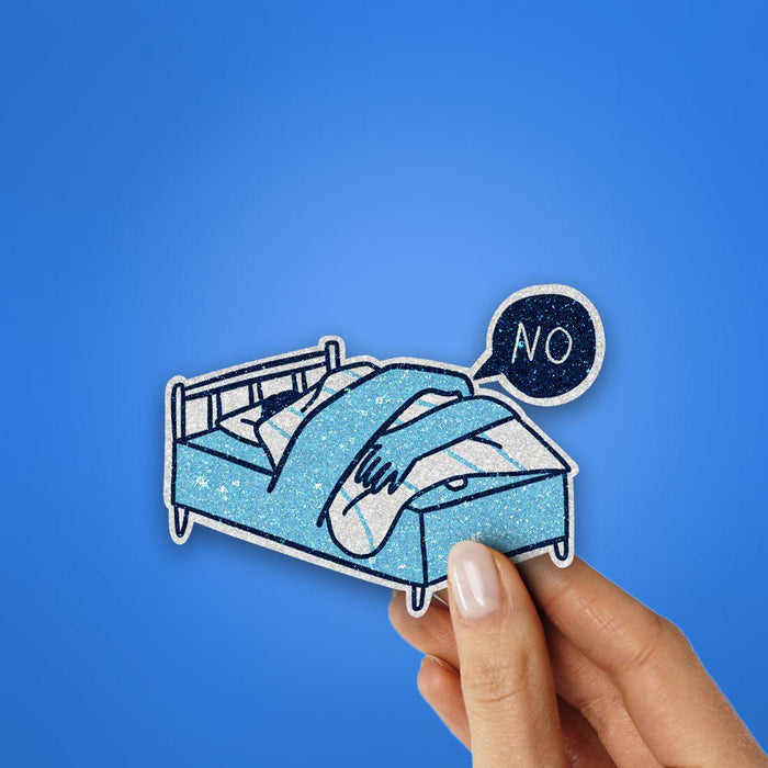 NOO!! Glitter Sticker - Glitter Stickers | STICK IT UP
