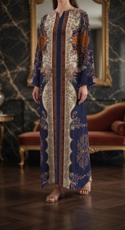 Noor-e-Sapphire Kaftan