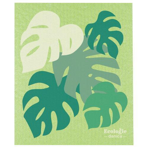 NOW Designs Swedish Dishcloth: Monstera