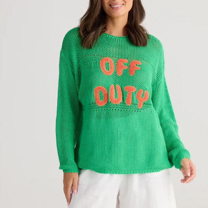 Off Duty Knit Top (Holiday)