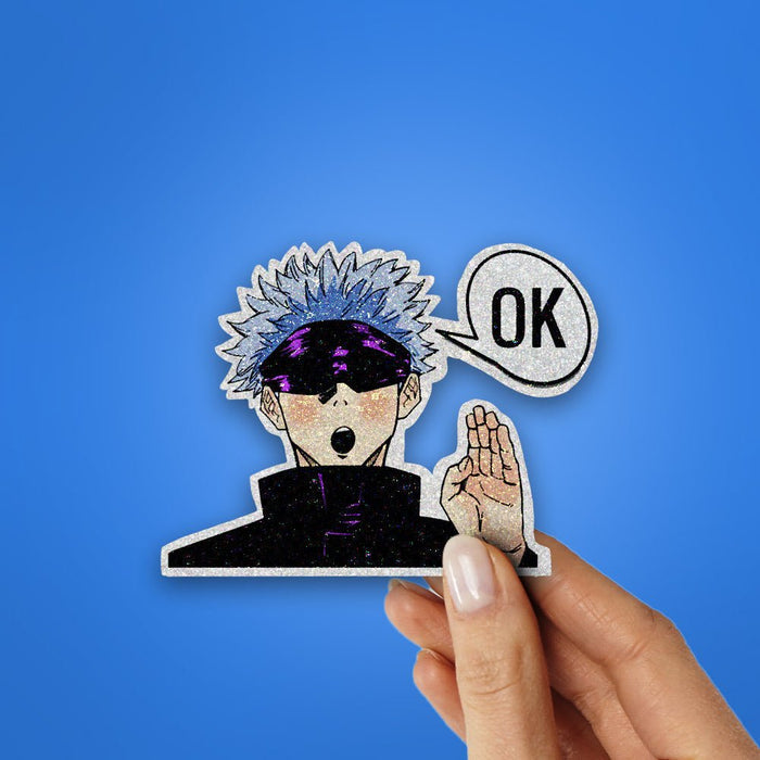 OK Glitter Sticker - Glitter Stickers | STICK IT UP