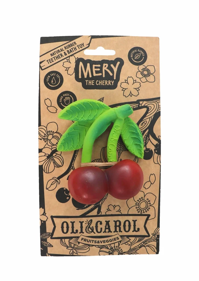 Oli & Carol Mery Cherry Natural Teether