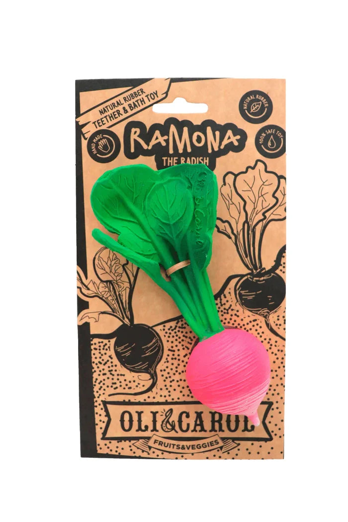 Oli & Carol Ramona Radish Natural Teether