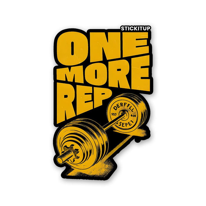 ONE MORE REP Sticker - Stickers | STICK IT UP