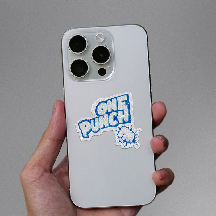 One Punch Glitter Sticker - Glitter Stickers | STICK IT UP