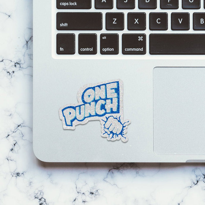 One Punch Glitter Sticker - Glitter Stickers | STICK IT UP