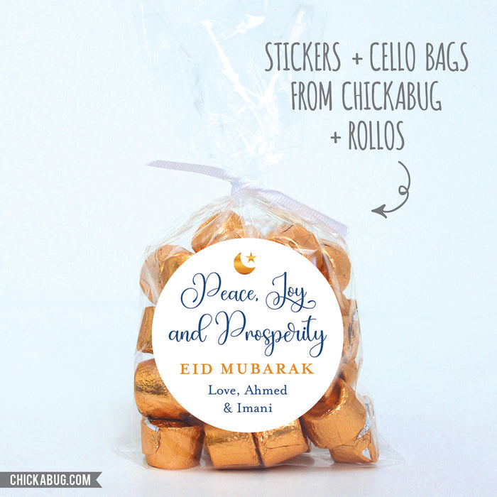 Peace, Joy and Prosperity Eid Gift Labels