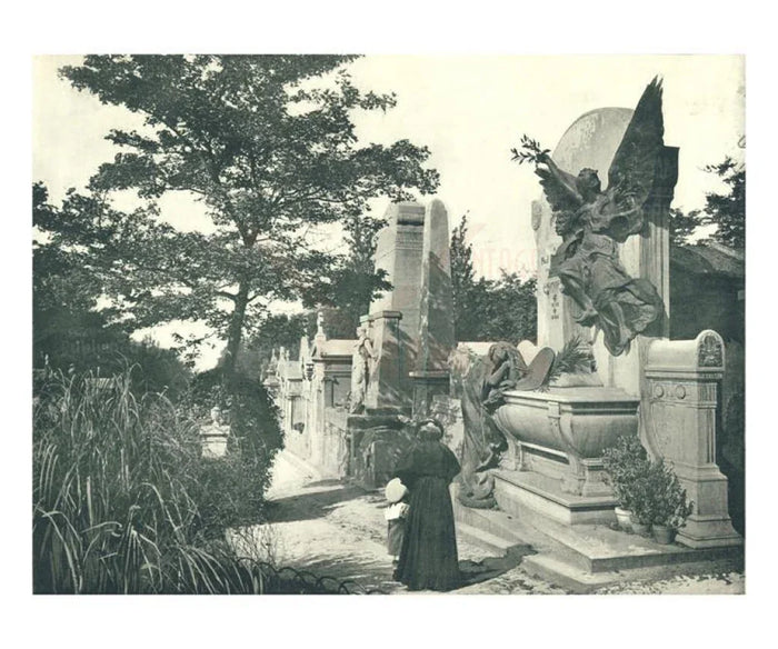 Pere Lachaise: Le Grande Avenue - VINTAGEARTREPRINTS.COM