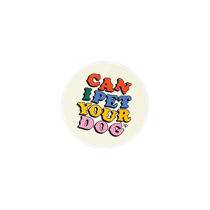 Pet Your Dog Sticker
