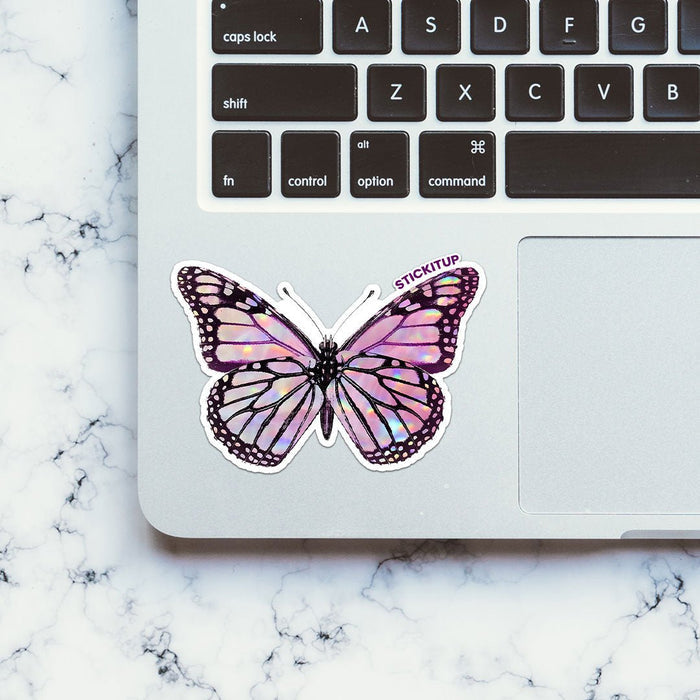 PINK BUTTERFLY Sticker - Stickers | STICK IT UP