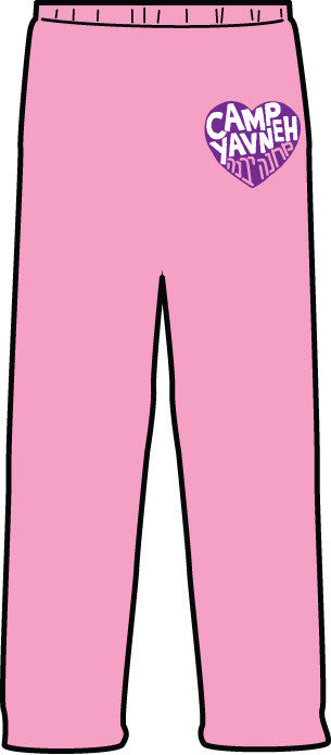 Pink Yavneh Heat available on Black or Grey Sweatpants