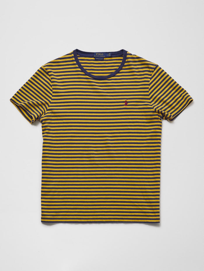 Polo Ralph Lauren Yellow & Navy Striped Tee