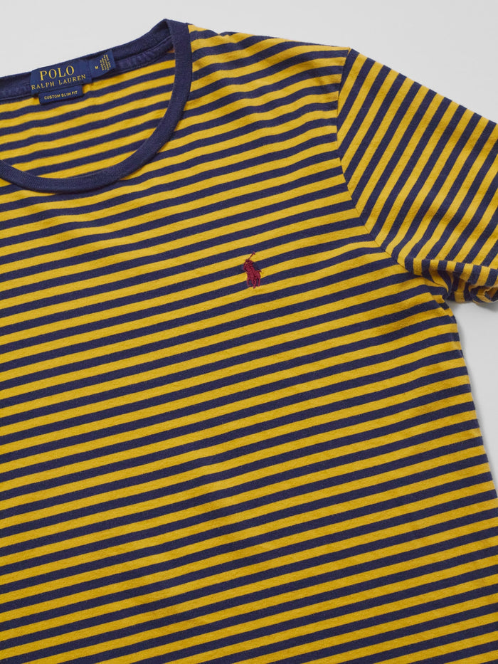 Polo Ralph Lauren Yellow & Navy Striped Tee
