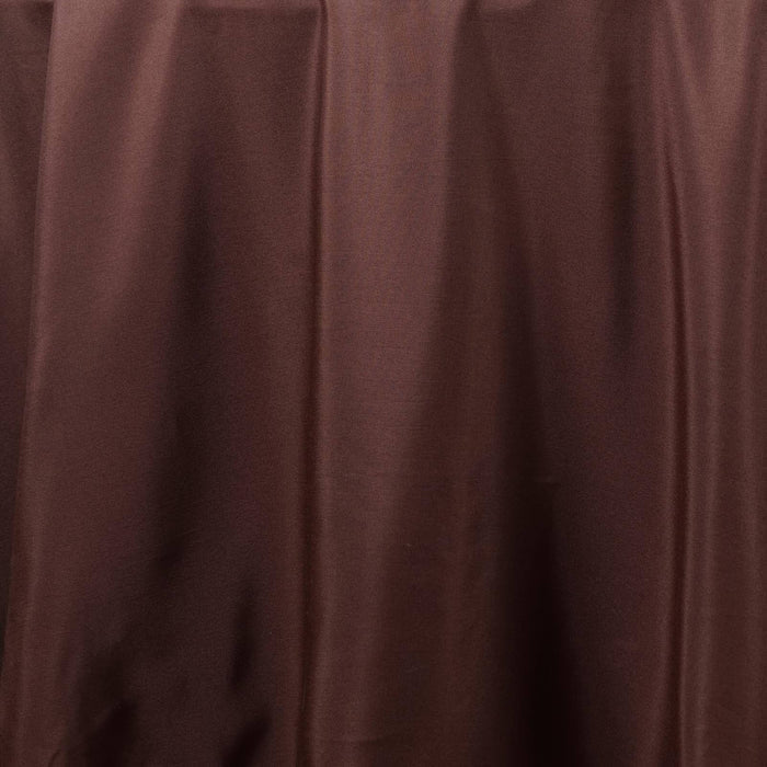 Brown fabric draping with smooth texture and subtle sheen.