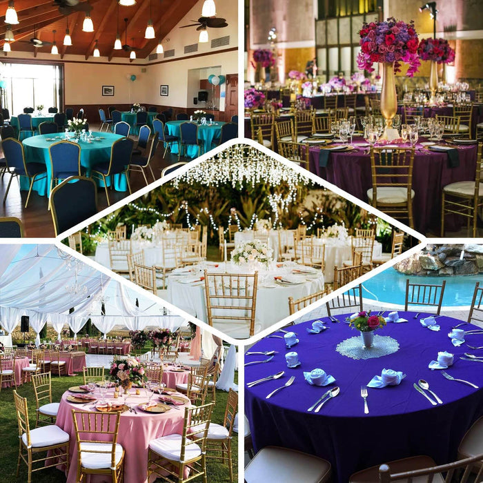 Elegant event setups featuring floral centerpieces and stylish table arrangements.