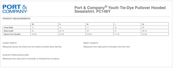 Port & Company Tie-Dye Hoodie (Rashi Circle Big)