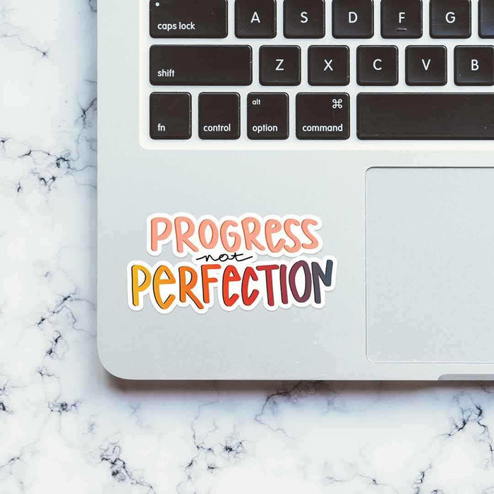 Progress Perfection sticker - Stickers | STICK IT UP