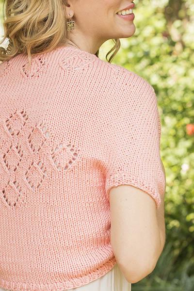 Queen of Diamonds Shrug Pattern Universal Yarn