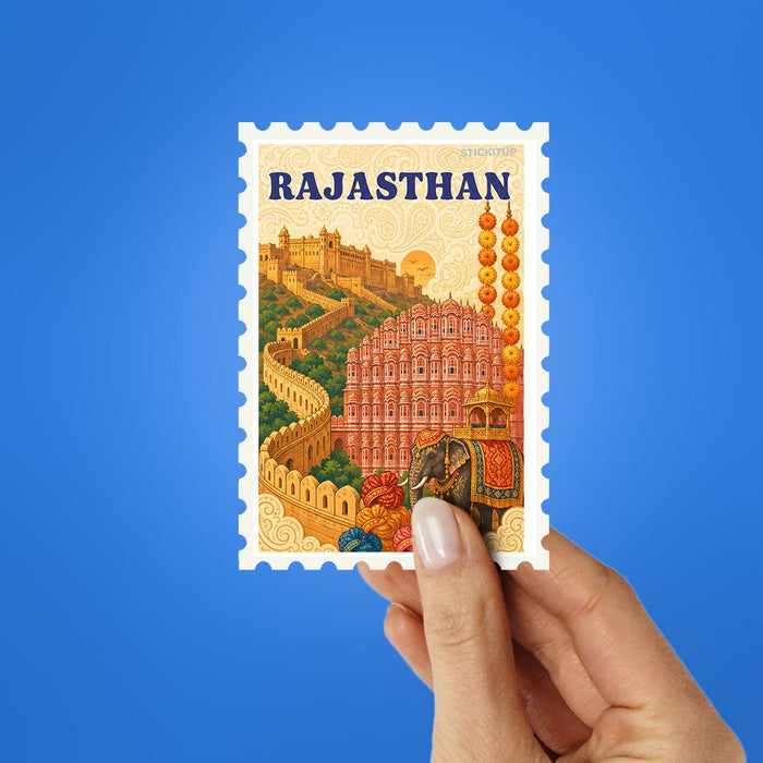 Rajasthan Stamp Sticker - Stickers | STICK IT UP