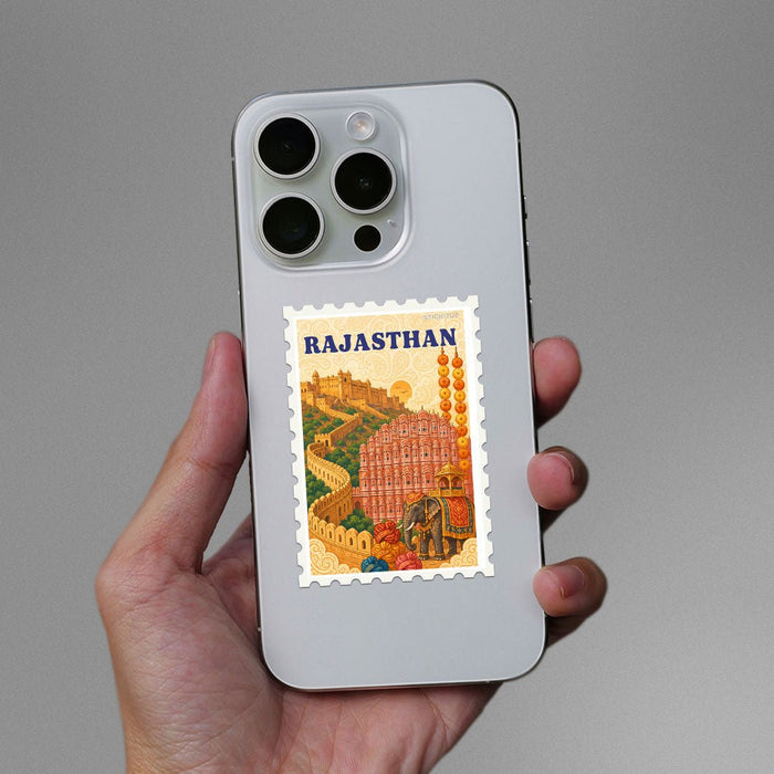 Rajasthan Stamp Sticker - Stickers | STICK IT UP