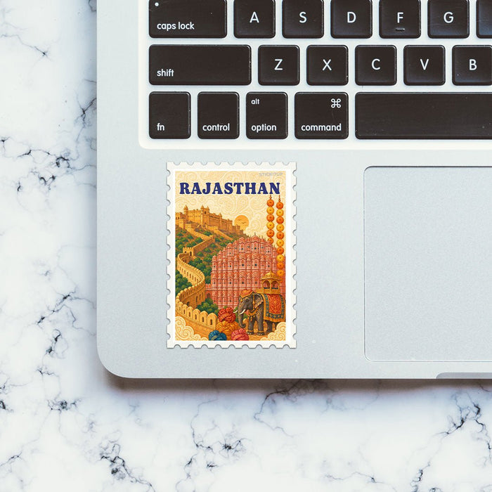 Rajasthan Stamp Sticker - Stickers | STICK IT UP
