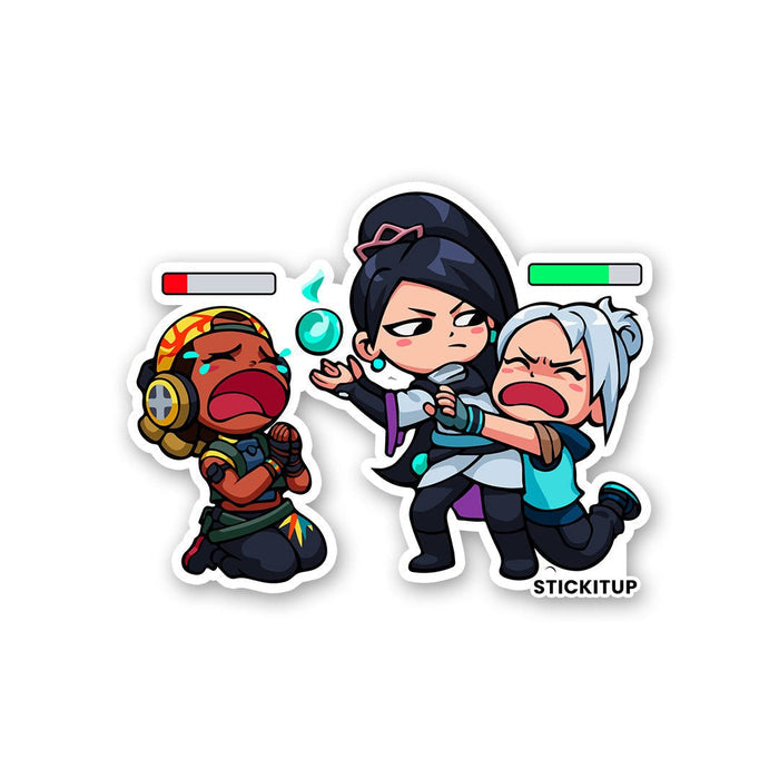 RAZE VS JETT Sticker - Stickers | STICK IT UP