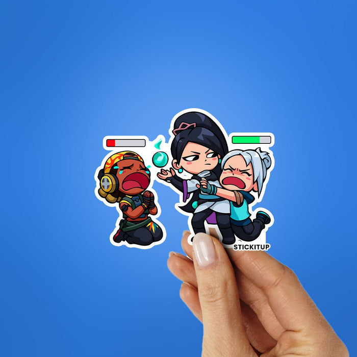 RAZE VS JETT Sticker - Stickers | STICK IT UP