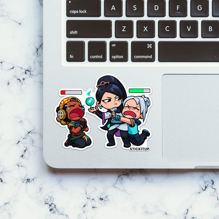 RAZE VS JETT Sticker - Stickers | STICK IT UP