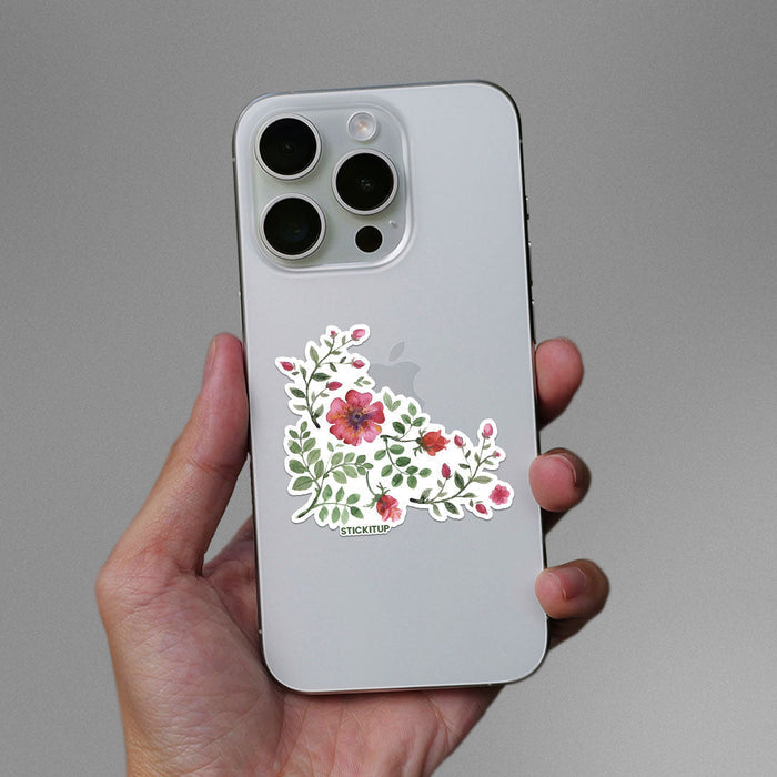 RED FLOWERS Sticker - Stickers | STICK IT UP