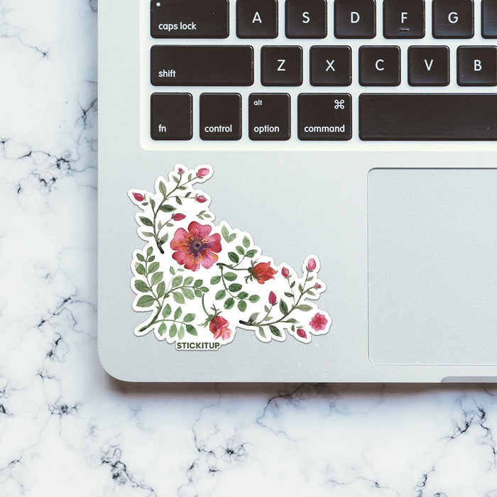 RED FLOWERS Sticker - Stickers | STICK IT UP