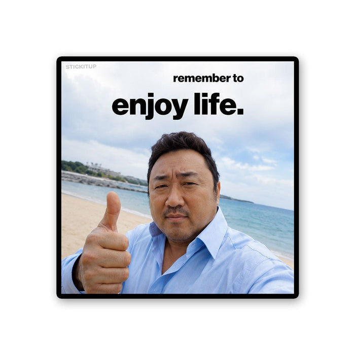 Remember to Enjoy Life Sticker - Stickers | STICK IT UP