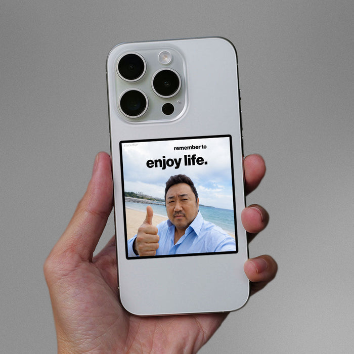 Remember to Enjoy Life Sticker - Stickers | STICK IT UP