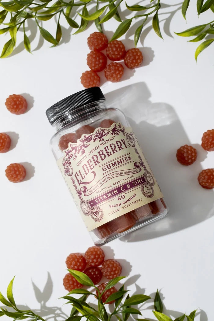 Roots and Leaves - Elderberry Gummies with Zinc and Vitamin C - La Lovely Vintage