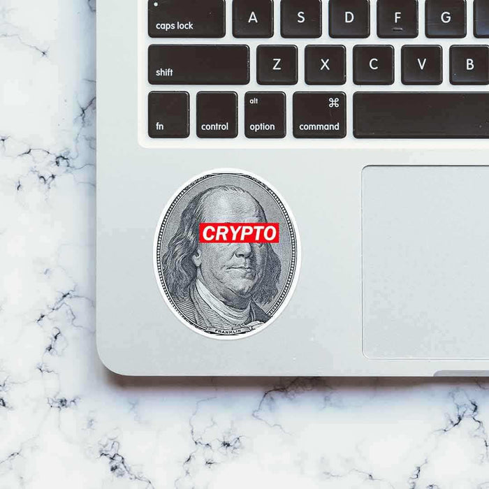 Run Crypto for President sticker - Stickers | STICK IT UP