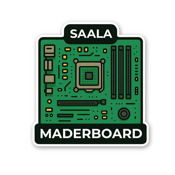 SAALA MADERBOARD Sticker - Stickers | STICK IT UP