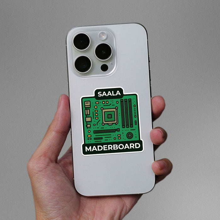 SAALA MADERBOARD Sticker - Stickers | STICK IT UP