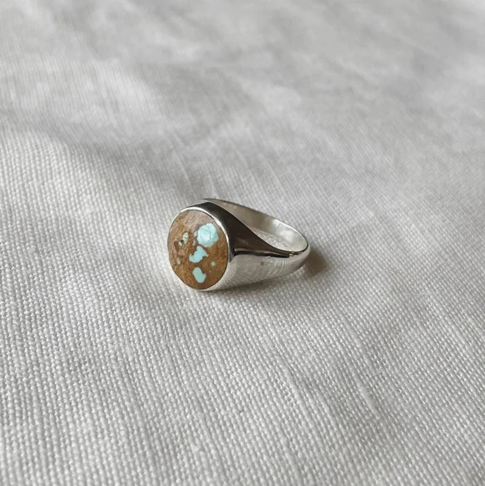 Sarah Safavi - Stone Signet Ring - La Lovely Vintage