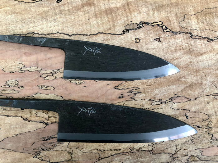 Sasaoka Ao2 KU Suminagashi Deba - Blade Only