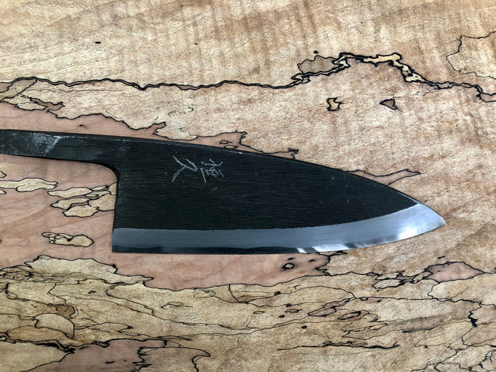 Sasaoka Ao2 KU Suminagashi Deba - Blade Only