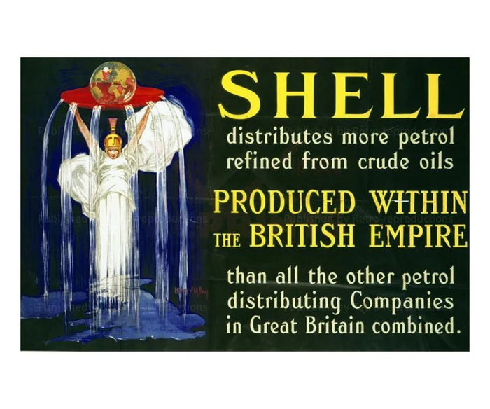 Shell Goddess British Empire, 1924 - VINTAGEARTREPRINTS.COM